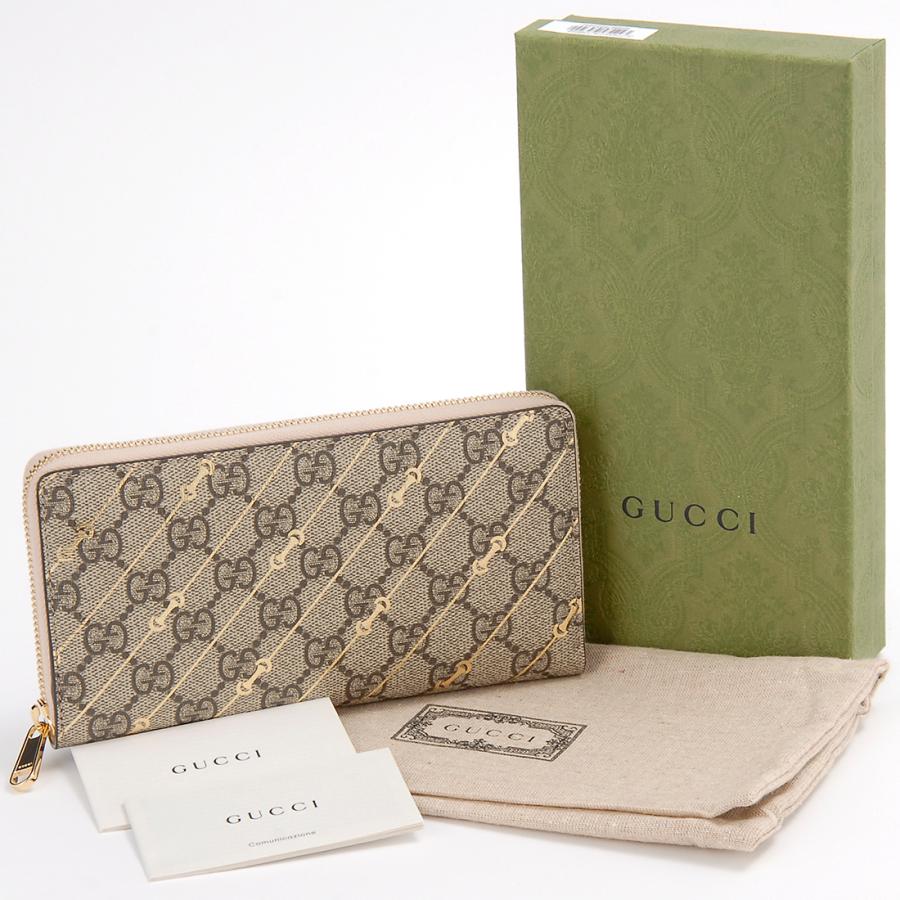 GUCCI グッチ 長財布 ベージュ 774331 FACYR 8548 ホースビット GUCCI グッチ 長財布 ベージュ 774331 FACYR 8548 ホースビット