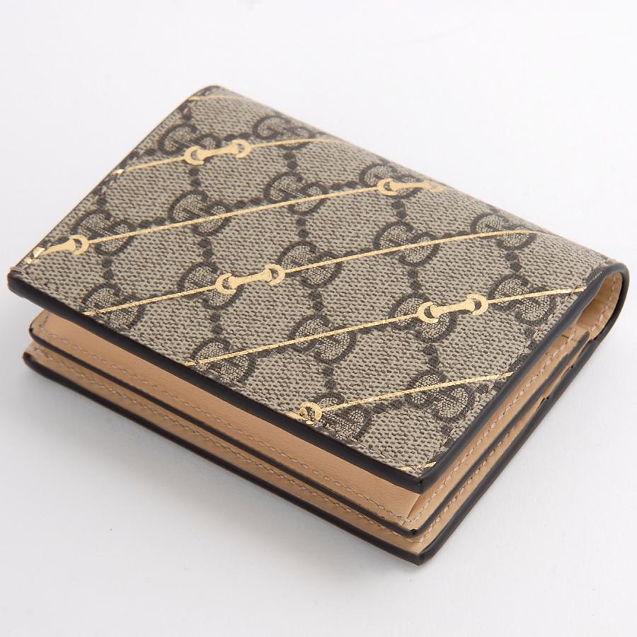 GUCCI グッチ 二つ折り財布 レディース ベージュ 774332 FACYR GUCCI グッチ 二つ折り財布 レディース ベージュ 774332 FACYR