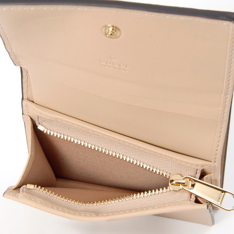 GUCCI グッチ 二つ折り財布 レディース ベージュ 774332 FACYR GUCCI グッチ 二つ折り財布 レディース ベージュ 774332 FACYR