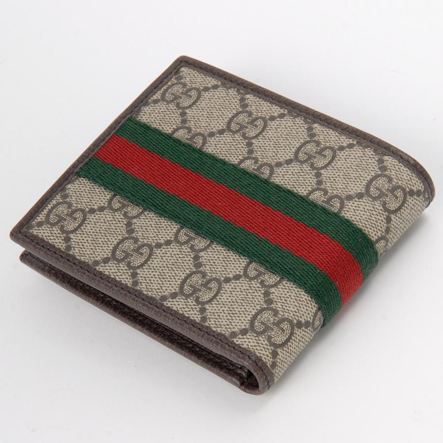 グッチ GUCCI 二つ折り財布 メンズ 834792FAEOI9746 OPHIDIAの画像