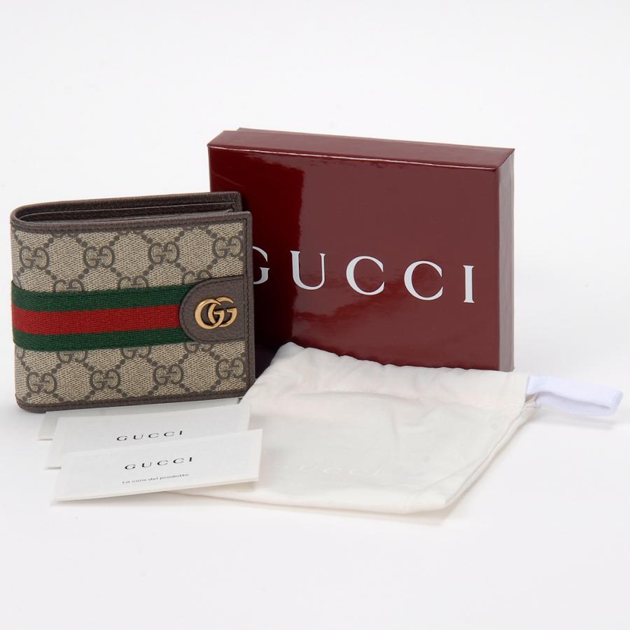 グッチ GUCCI 二つ折り財布 メンズ 834792FAEOI9746 OPHIDIAの画像