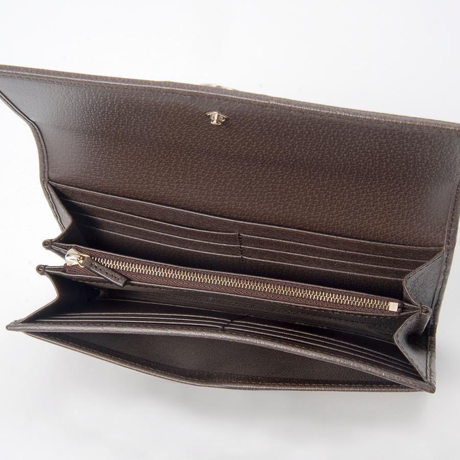 ボーナスストアPlus10％対象店 グッチ GUCCI 長財布 レディース ベージュ 838485FAE0L9746 OPHIDIAの画像