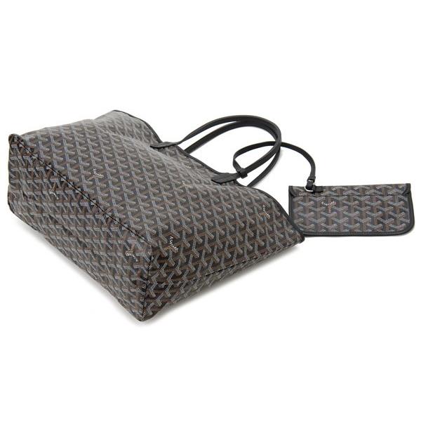 ゴヤール　ブラック　トートバッグ ゴヤールサンルイ PM 黒/黒 ユニセックス PVC トートバッグ