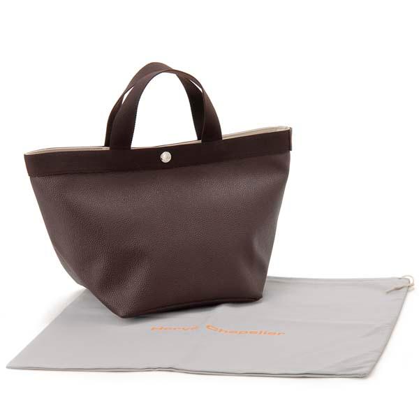 Herve Chapelier（エルベシャプリエ） トートバッグ レディース モカ