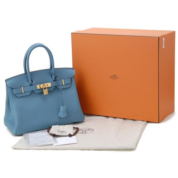 HERMES エルメス バーキン30 027633CC 7B トゴ T刻印 ターコイズ  