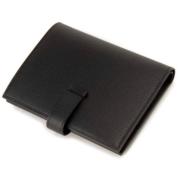 【専用】　エルメス べアンコンパクト 二つ折財布 □H刻印 ブラック 正規品 HERMES（エルメス） 二つ折り財布 ブラック H039790 CK89 BEARN ベアン