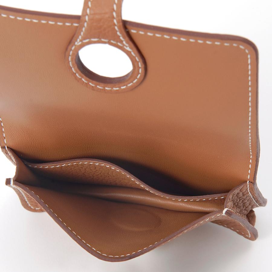 HERMES（エルメス） 名刺入れ カードケース ゴールド H044083 CK37