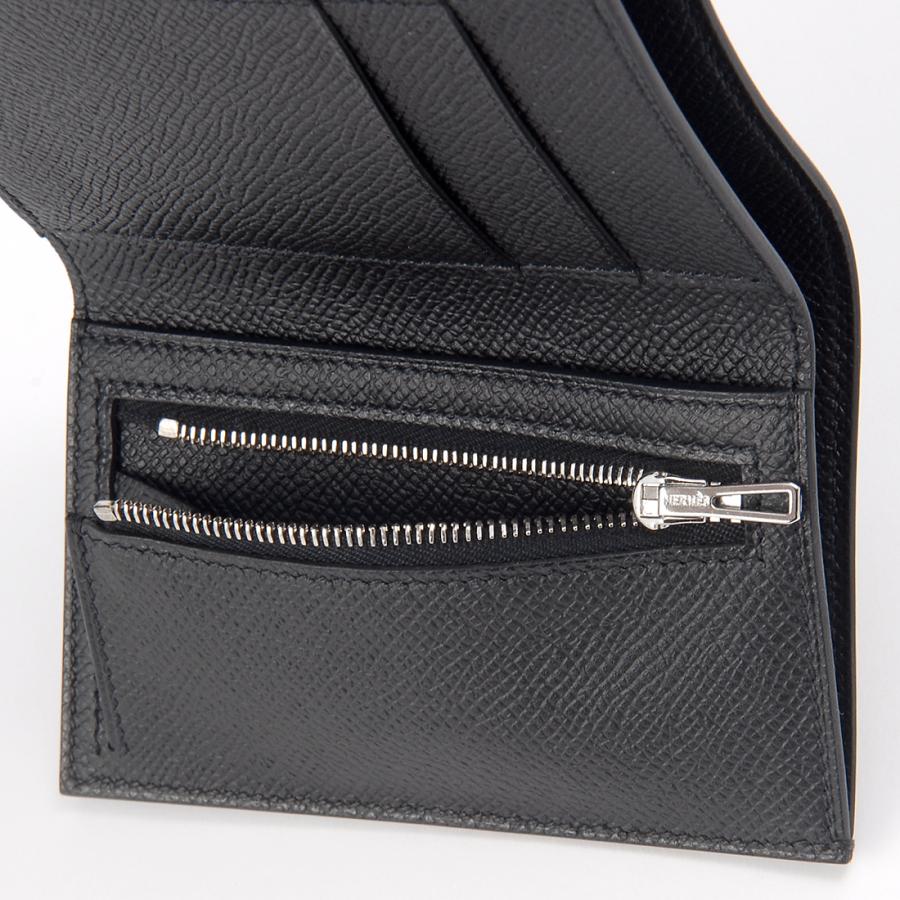 HERMES エルメス 二つ折り財布 レディース ブラック 082875CK89 HERMES エルメス 二つ折り財布 レディース ブラック 082875CK89