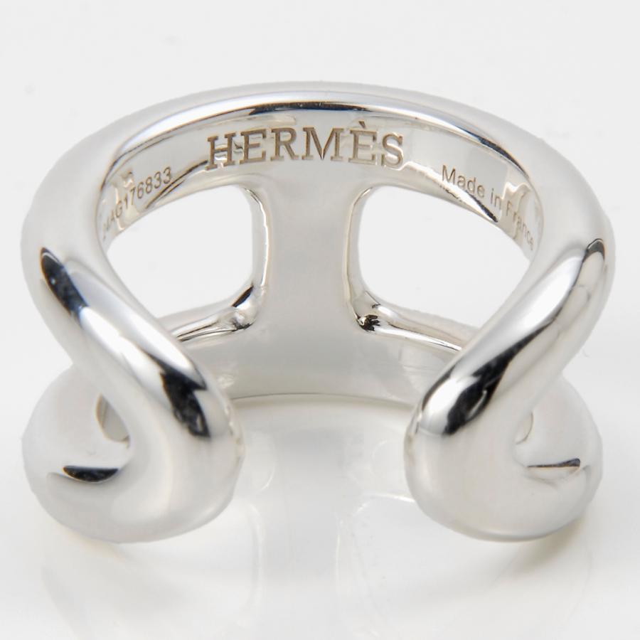 エルメス HERMES リング 指輪 レディース シルバー H102539B オスモズPMの画像