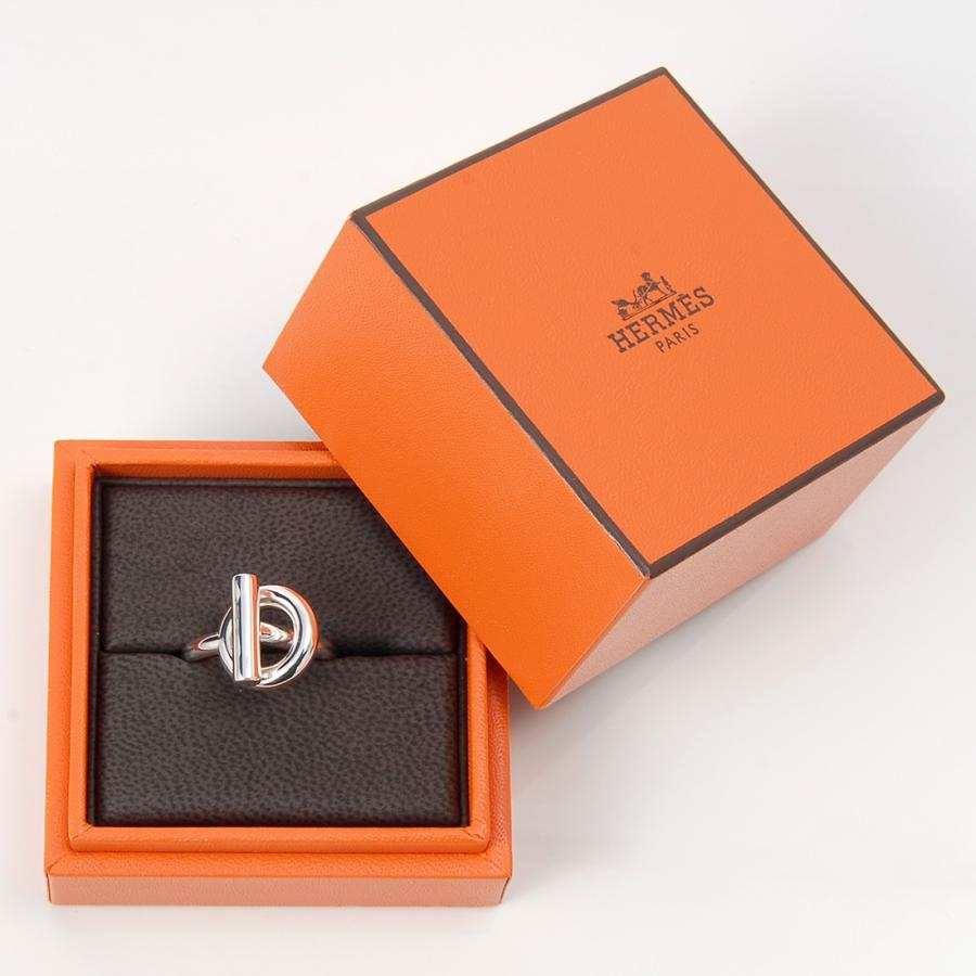HERMES エルメス リング 指輪 レディース シルバー 103658B052 HERMES エルメス リング 指輪 レディース シルバー 103658B052