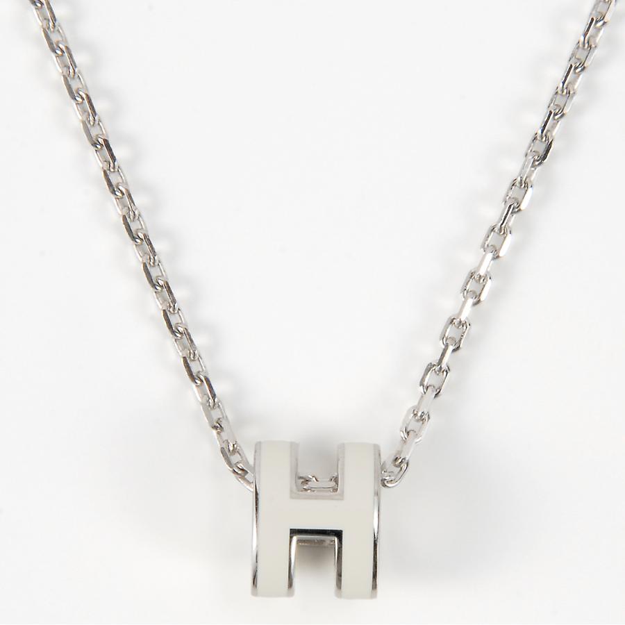 HERMES エルメス ネックレス レディース ホワイト 147992FP49
