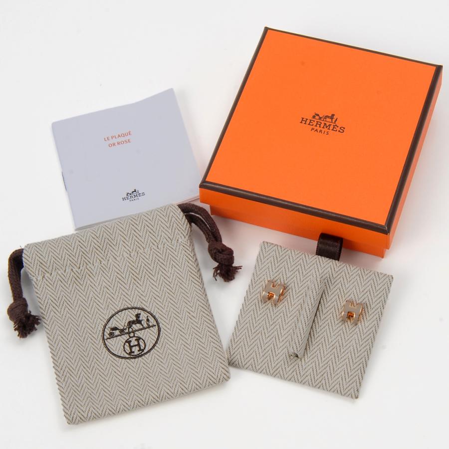 Hermes エルメス ピアス レディース H608002FO55 ミニポップHの画像