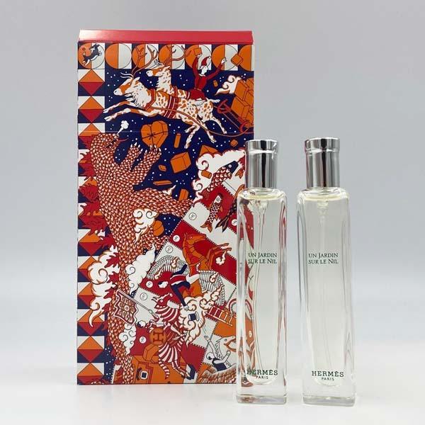 HERMES エルメス ナイルの庭 ミニセット N6 オードトワレ 15ml×2本 ミニチュア 香水 :HENILMINISET-N6:s