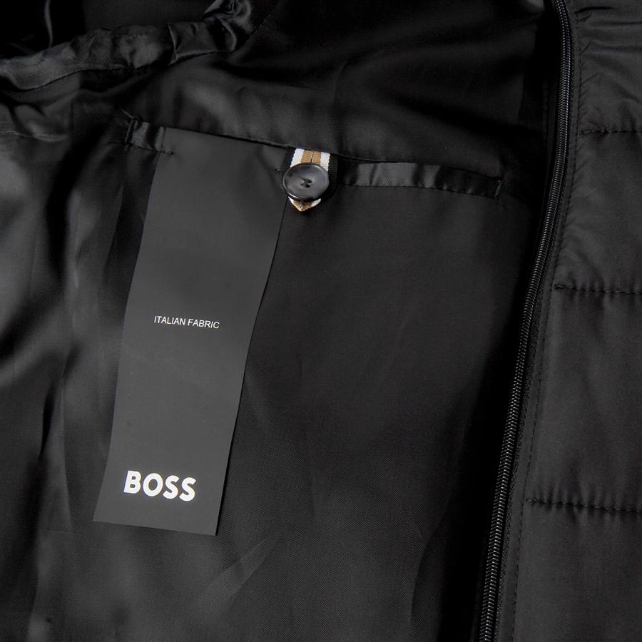 HUGO BOSS ヒューゴボス コート メンズ ブラック 50528177 001 HUGO BOSS ヒューゴボス コート メンズ ブラック 50528177 001