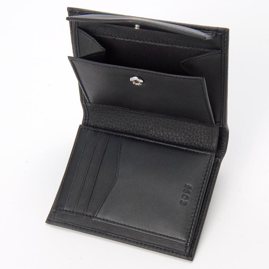 HUGO BOSS ヒューゴボス 二つ折り財布 メンズ ブラック 50529497