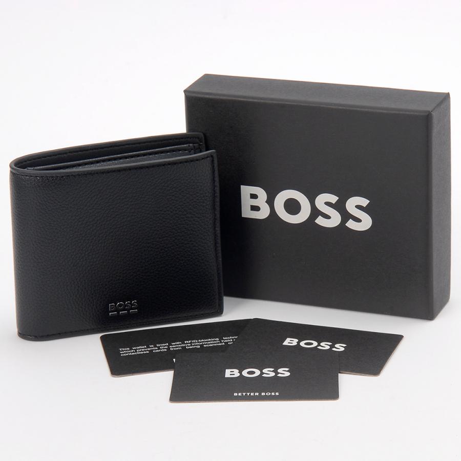 HUGO BOSS ヒューゴボス 二つ折り財布 メンズ ブラック 50529546 HUGO BOSS ヒューゴボス 二つ折り財布 メンズ ブラック 50529546