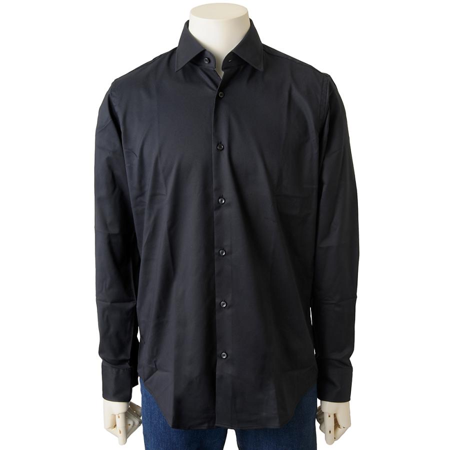 新品Hugo BOSS ヒューゴボス レザー シャツ ブラック XXL 希少 HUGO BOSS（ヒューゴ・ボス） タイムセール シャツ メンズ ブラック