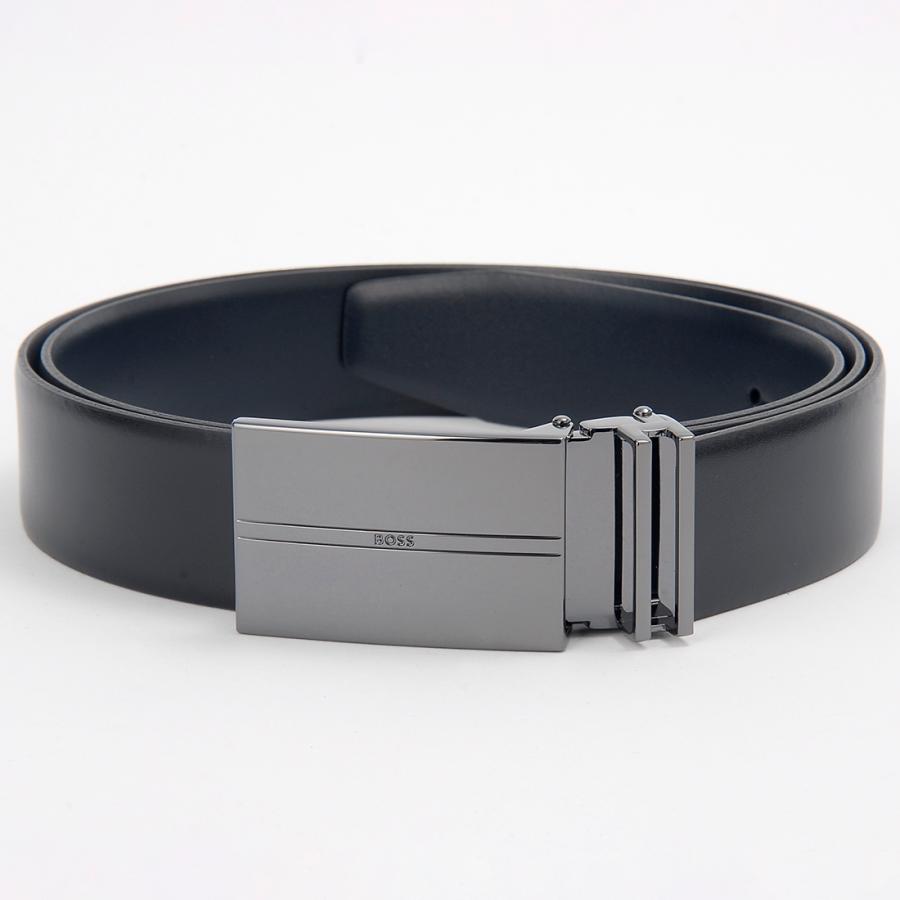 HUGO BOSS ヒューゴボス　ベルト　バックルセット　ブラック　シルバー HUGO BOSS ヒューゴボス ベルト バックルセット ブラック シルバー