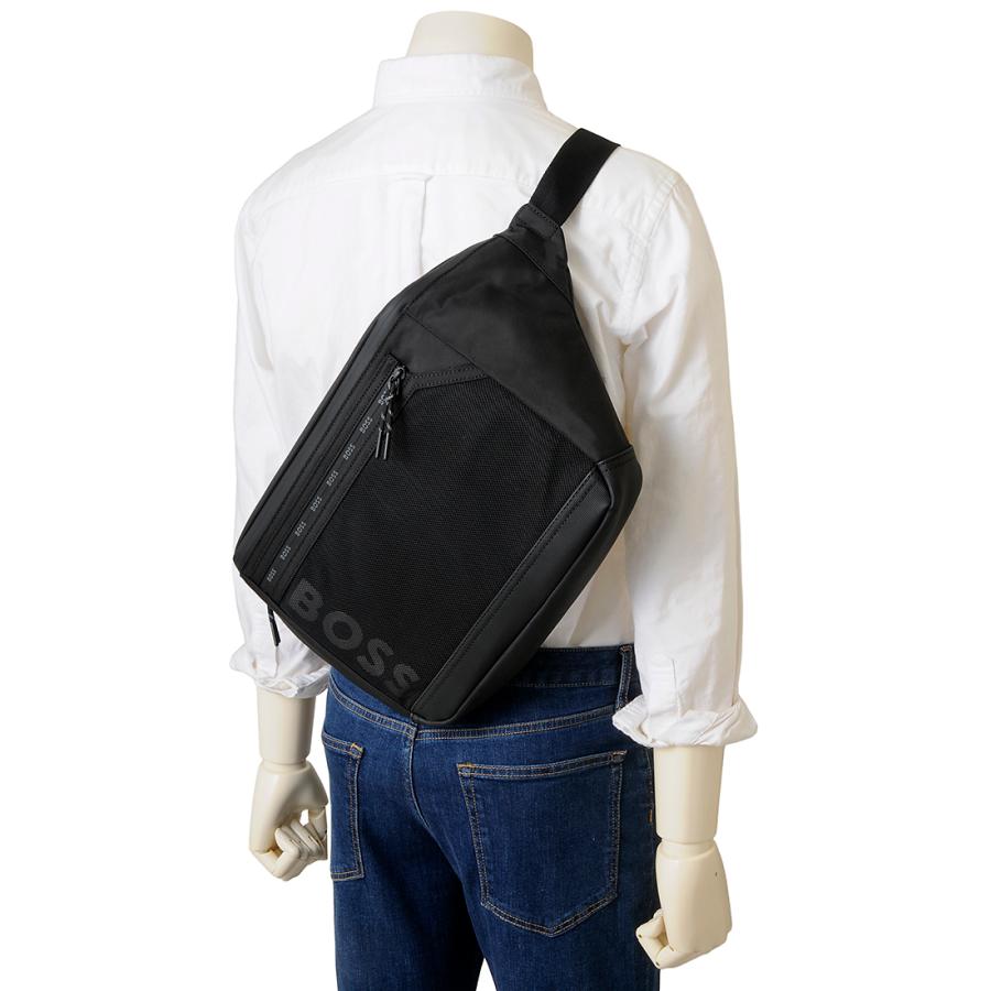 GW タイムセール ヒューゴボス HUGO BOSS ボディバッグ メンズ 50552745 001 ONSET_3