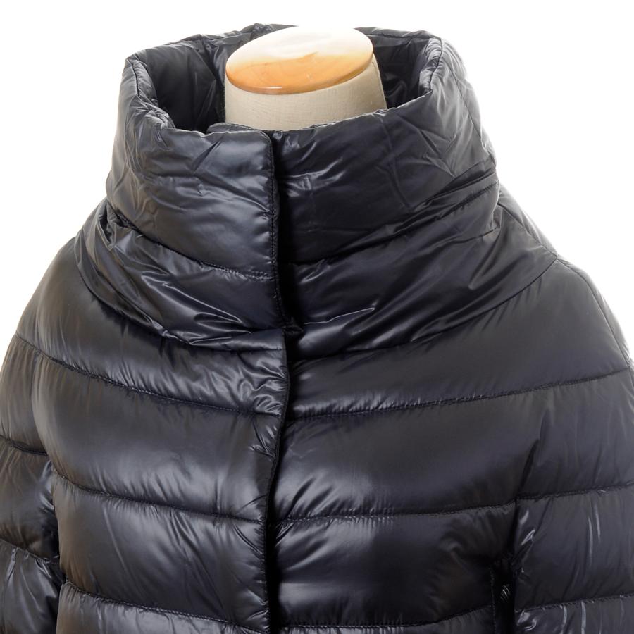 HERNO ヘルノ 七分袖 ダウンジャケット レディース ネイビー