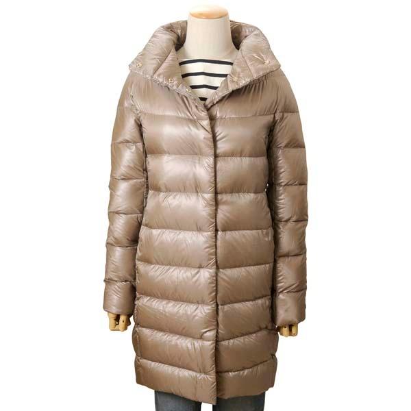 HERNO ヘルノ　ベルト付き　ダウンコート　ベージュゴールド HERNO ヘルノベルト付きダウンコートベージュゴールド