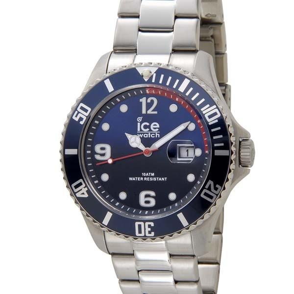 アイスウォッチ ICE WATCH アイス スティール ラージ 48mm マリン ブルー 青 015775 メンズ 腕時計｜s-select