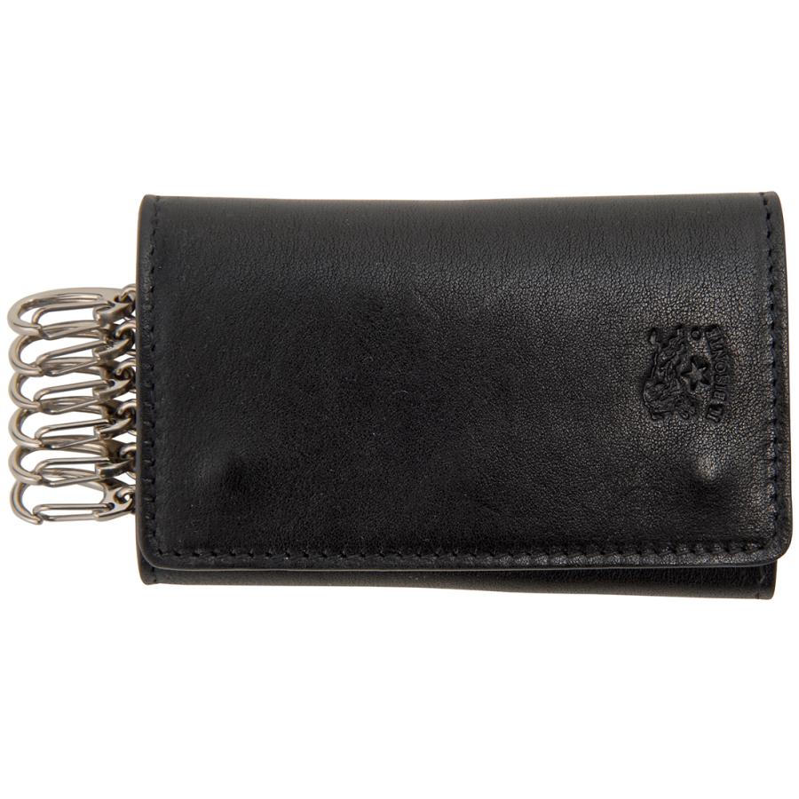 IL BISONTE（イルビゾンテ） キーケース 6連 ブラック SKH142 PO0001