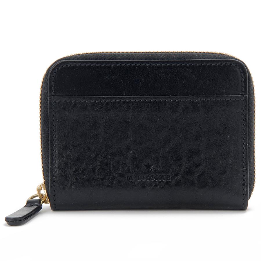 IL BISONTE（イルビゾンテ） 只今決算セール 二つ折り財布 ブラック