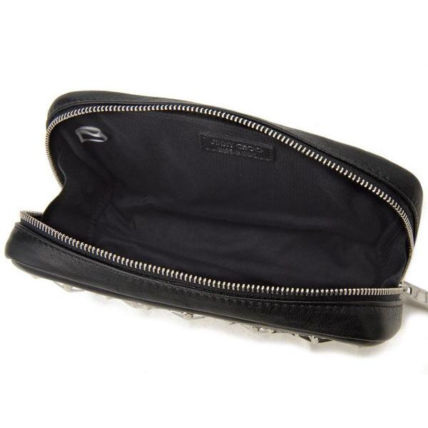 JIMMY CHOO ジミーチュウ ポーチ NAYA CST 001 レザー スター