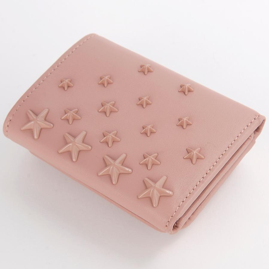 ジミーチュウ 三つ折り財布 ブロッサムピンク NEMO AOR JIMMY CHOO ジミーチュウ 三つ折り財布 レディース ピンク NEMO