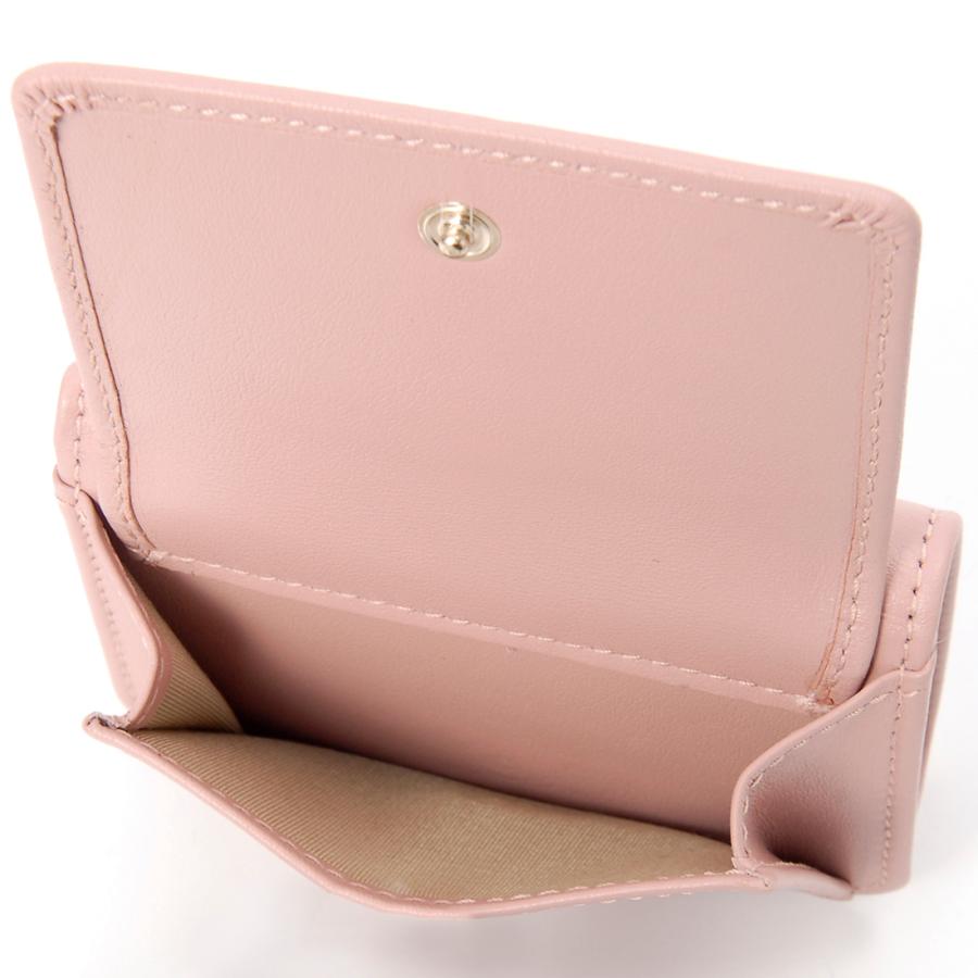 JIMMY CHOO ジミーチュウ 三つ折り財布 レディース ピンク NEMO