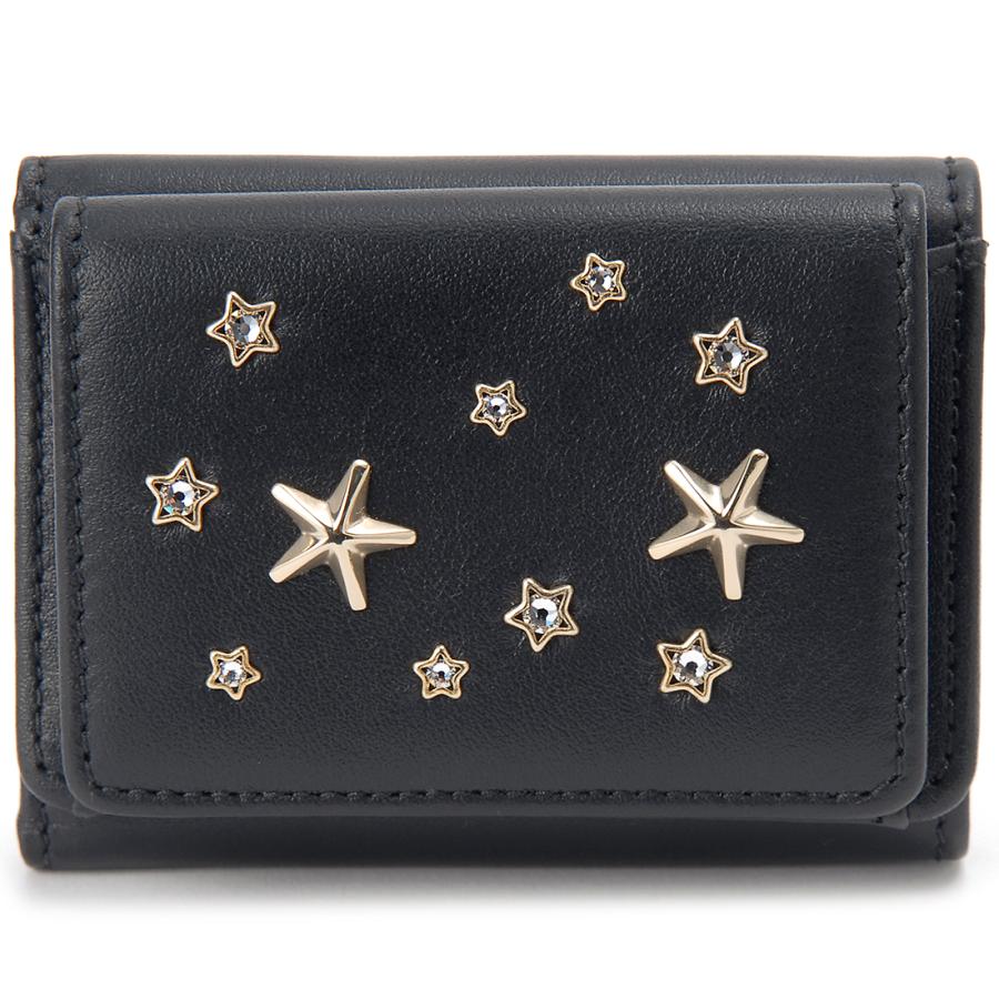 JIMMY CHOO（ジミーチュウ） 三つ折り財布 ブラック NEMO CZN BK : s