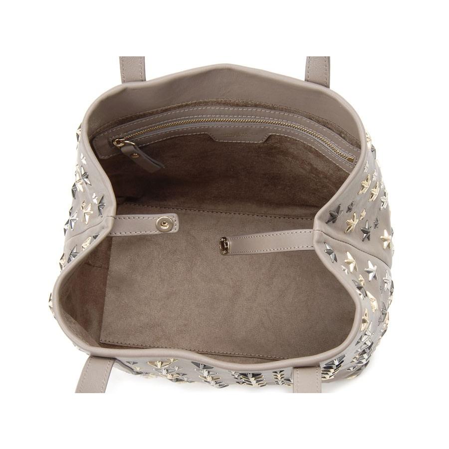 【JIMMY CHOO】SOFIA/M パールグレー スタースタッズトートバッグ JIMMY CHOO ジミーチュウ トートバッグ SOFIA M LTR MUSK スター