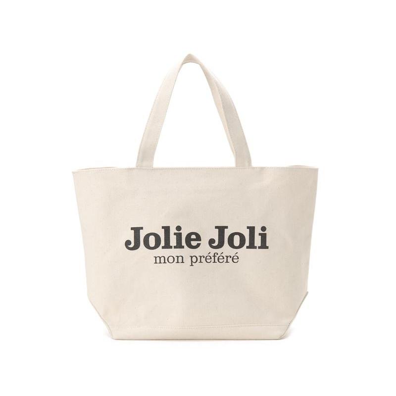 Jolie Joli ジョリージョリ トートバッグ JJ-2018997-050 キャンバスバッグ TPM [L] レディース アイボリー 新品｜s-select