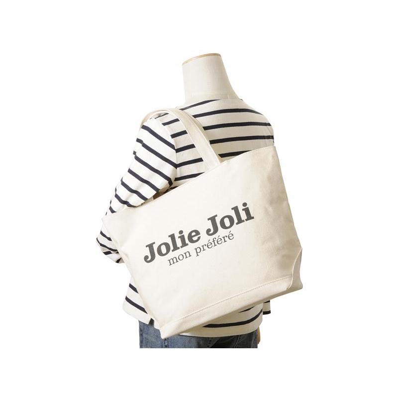 Jolie Joli ジョリージョリ トートバッグ JJ-2018997-050 キャンバスバッグ TPM [L] レディース アイボリー 新品｜s-select｜06