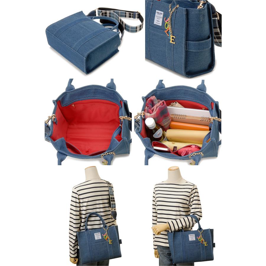 公式 Jolie Joli ジョリージョリ バッグ トートバッグ レディース 2021036S-D DENIM デニム |  | 07