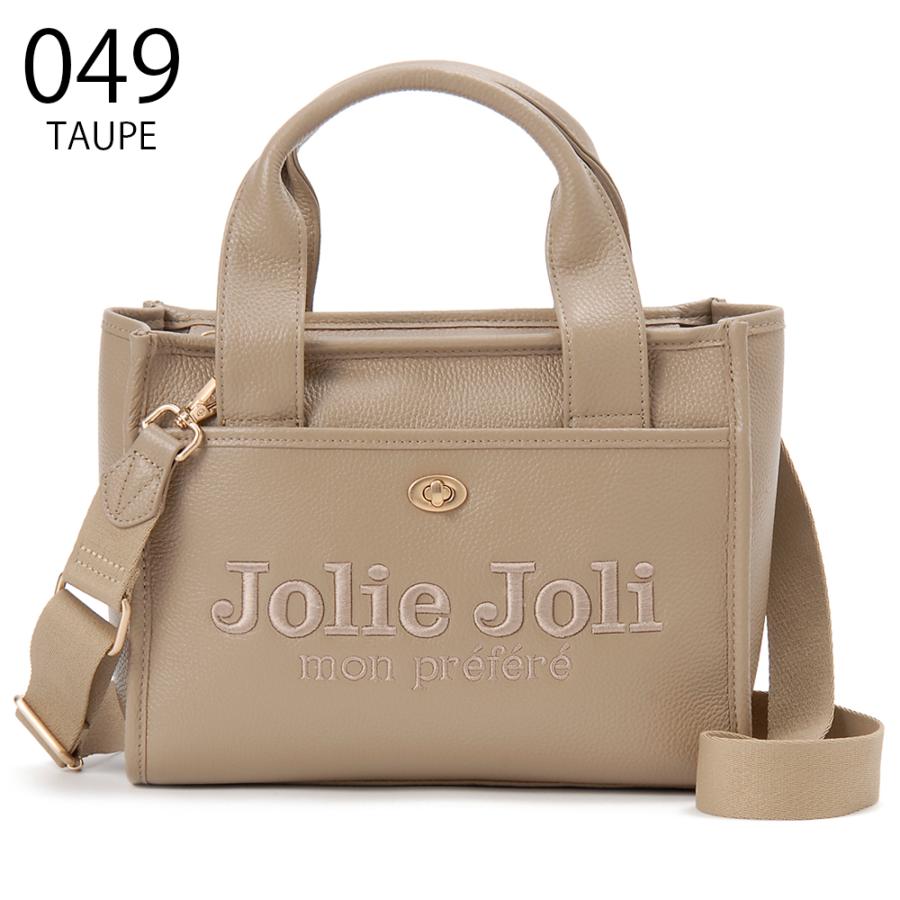 公式 ジョリージョリ Jolie Joli カウレザー トートバッグ