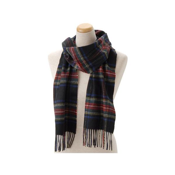 ジョンストンズ マフラー WA000016 KU0324 カシミア ブラック Johnstons ジョンストンズ マフラー WA000016 KU0324 カシミア