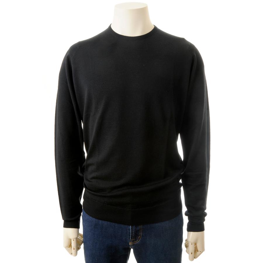 ヨ*オ様 JOHN SMEDLEY ブラック ニット セーター XL JOHN