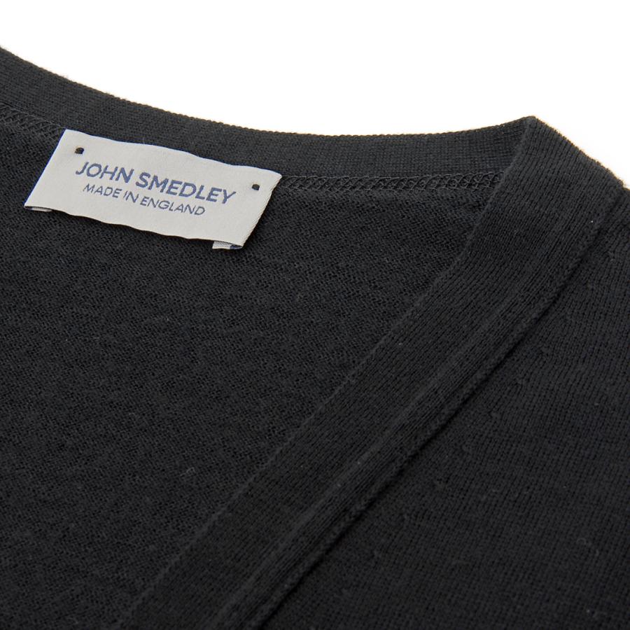 JOHN SMEDLEY ジョンスメドレー カーディガン メンズ ブラック