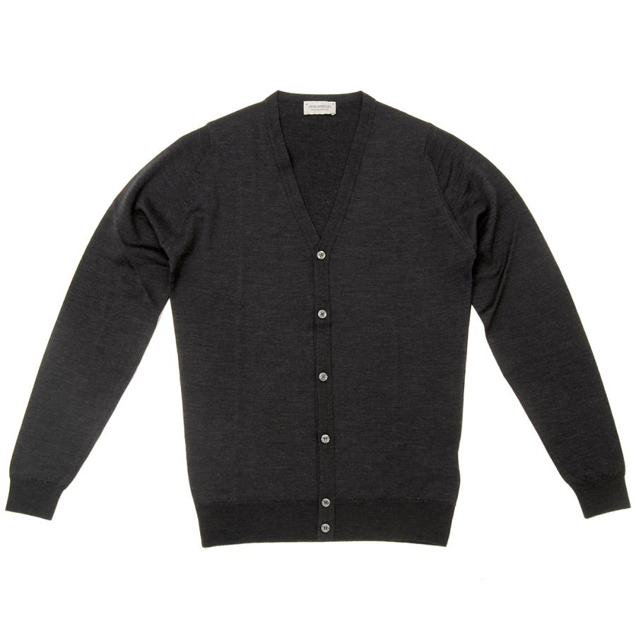 JOHN SMEDLEY（ジョンスメドレー） カーディガン メンズ グレー