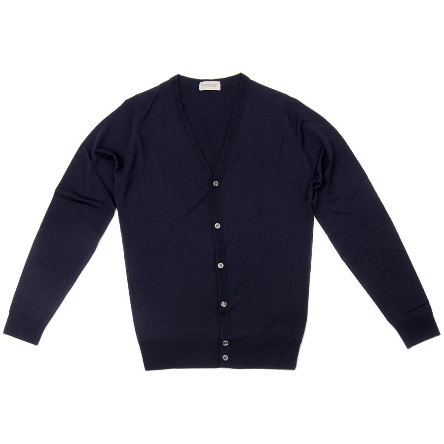 JOHN SMEDLEY カーディガンネイビー PETWORTH MID XL JOHN SMEDLEY（ジョンスメドレー） 期間限定セール カーディガン