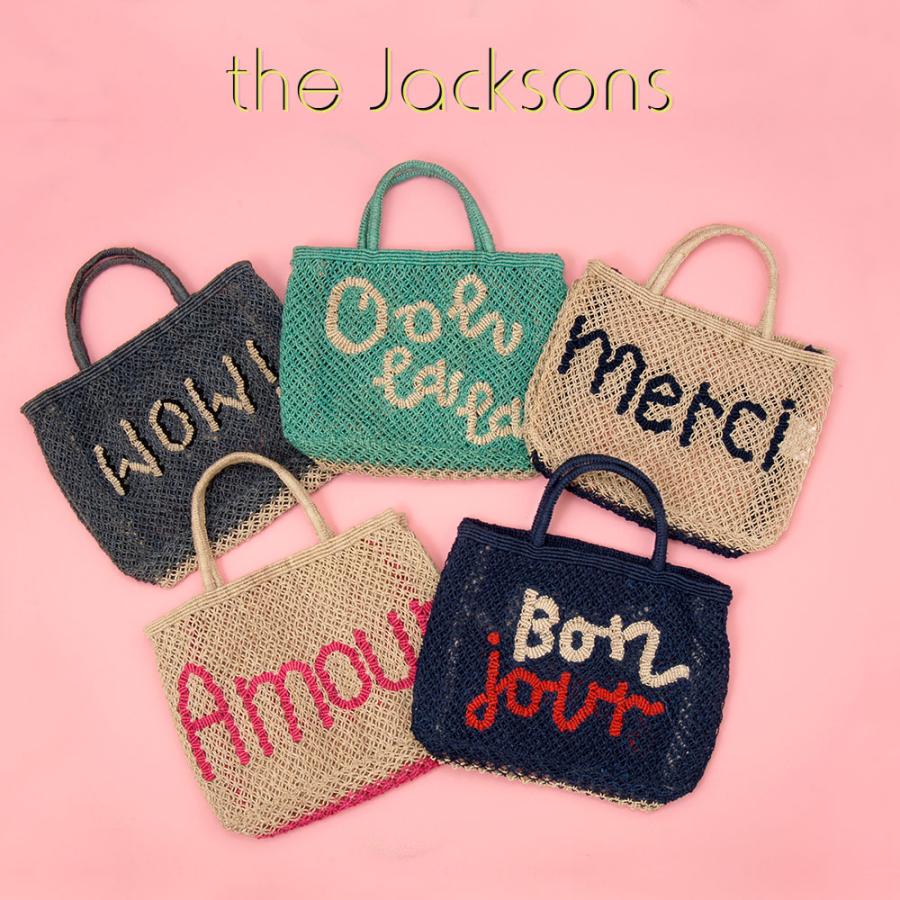 新品 ジャクソンズ かごバッグ トートバッグ Sunny Days the Jacksons The London ジャクソンズ トートバッグ レディース