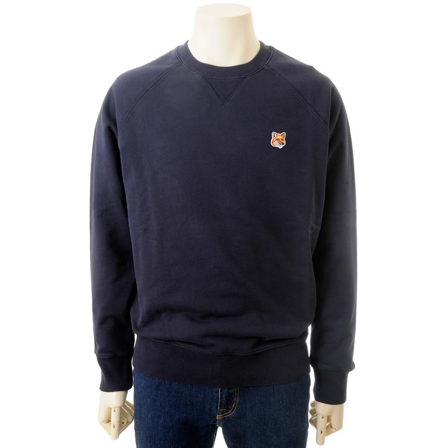 MAISON KITSUNE メゾンキツネ スウェット メンズ ネイビー 