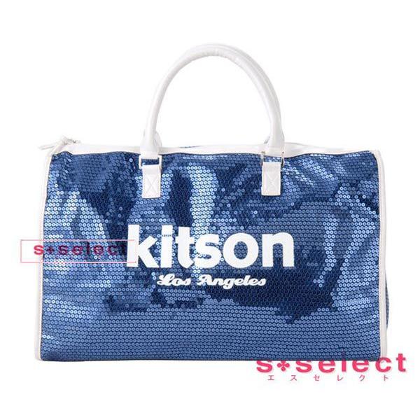 kitsonキットソン KHB0258 SEQUINS DUFFLE BAG スパンコールダッフル ボストンバッグ ブランド｜s-select