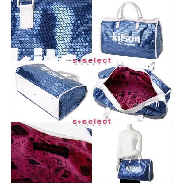 kitsonキットソン KHB0258 SEQUINS DUFFLE BAG スパンコールダッフル ボストンバッグ ブランド｜s-select｜03