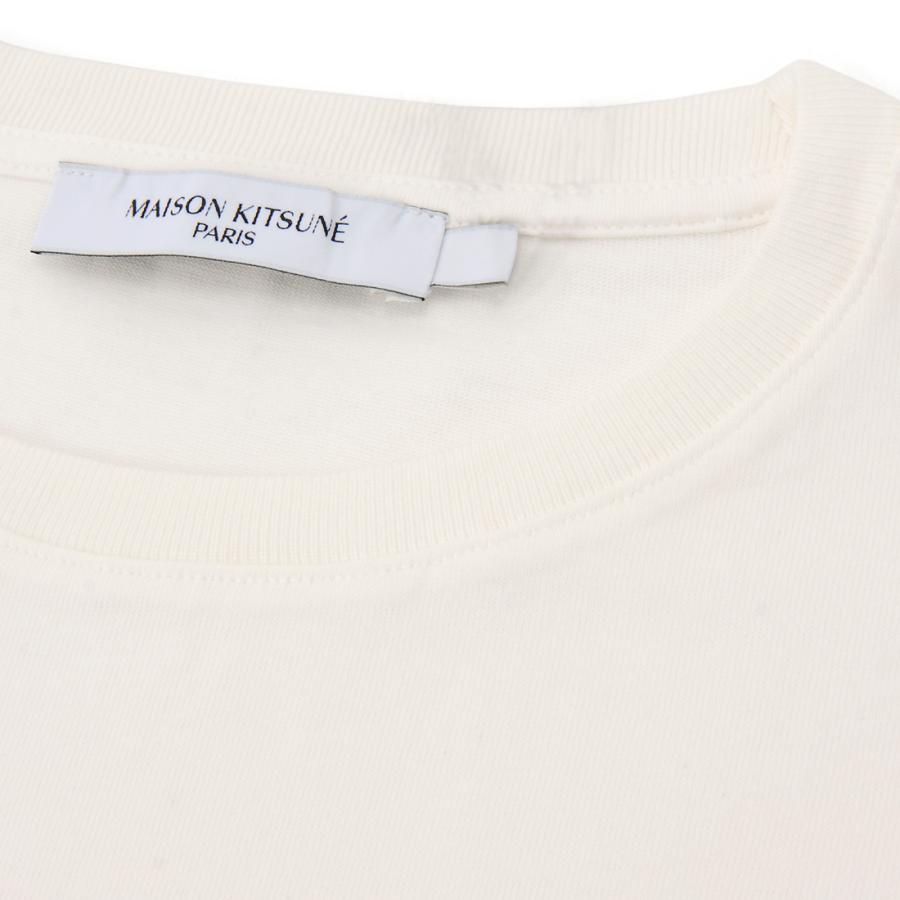 MAISON KITSUNE メゾンキツネ Tシャツ メンズ レディース ユニセックス ホワイト KM00114KJ0035P103 T-SHIRT Tシャツ MAISON KITSUNE（メゾン キツネ） Tシャツ メンズ レディース ユニ