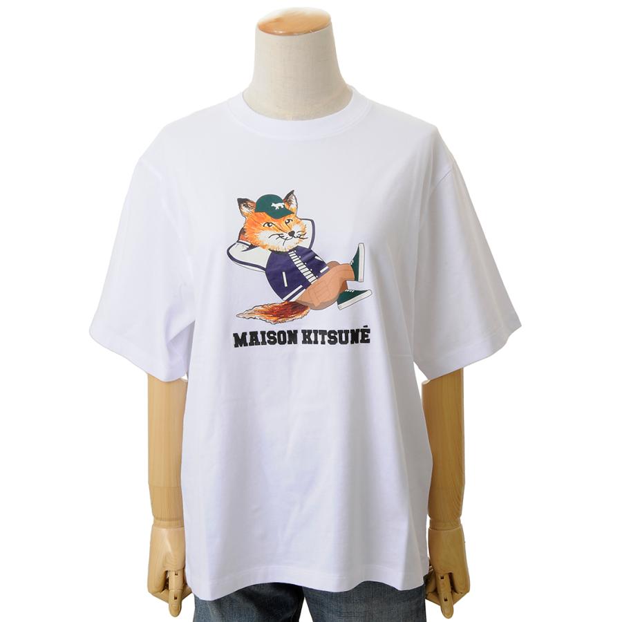 MAISON KITSUNE（メゾン キツネ） Tシャツ レディース ホワイト