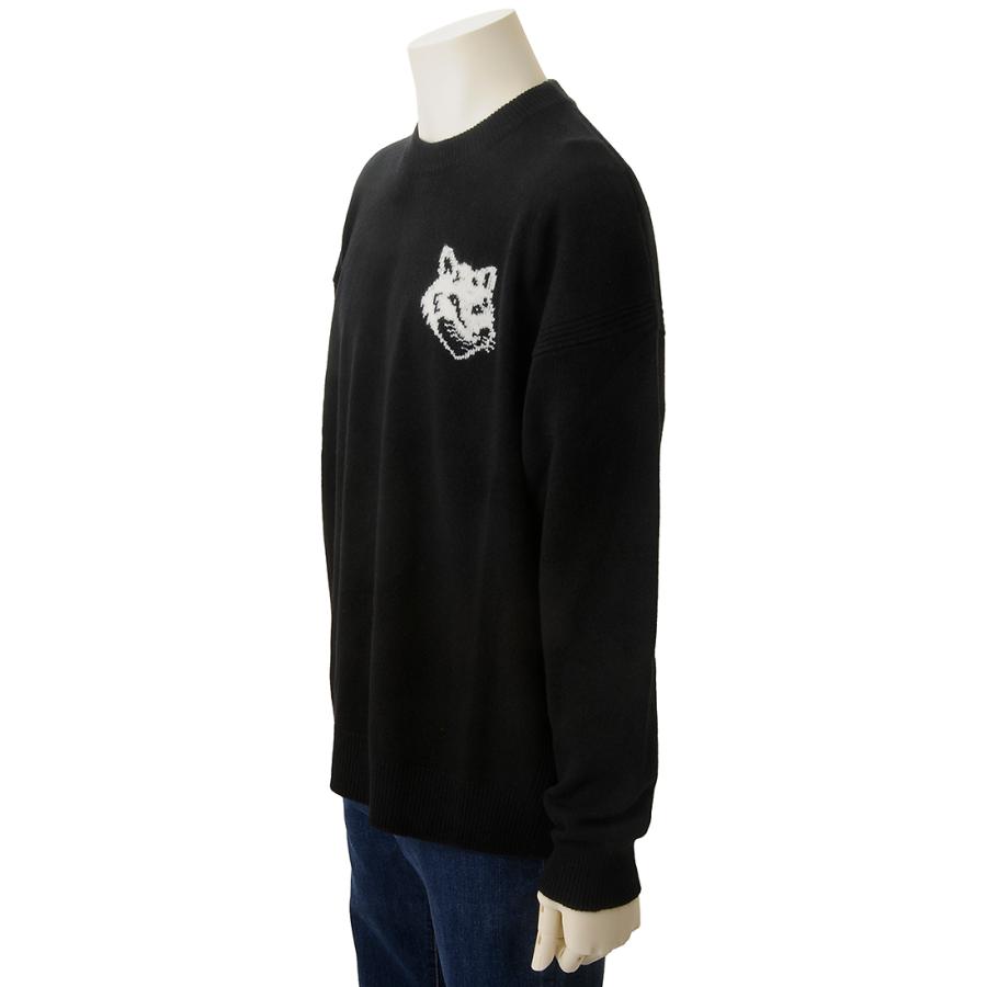 ✳︎お値引きしました✳︎メゾンキツネ　セーター　ブラック　1度の使用　クリーニング済 ✳︎お値引きしました✳︎メゾンキツネ セーター ブラック 1度の