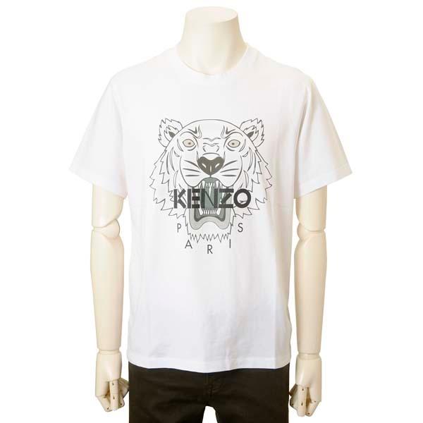 KENZO ケンゾー タイガー刺繍 Tシャツホワイト KENZO（ケンゾー） KENZO Tシャツ メンズ ホワイト 白 ロゴTシャツ